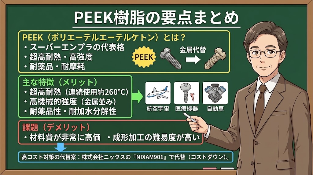 PEEKとは？特徴やメリット・デメリット、コストを抑える代替案まで解説